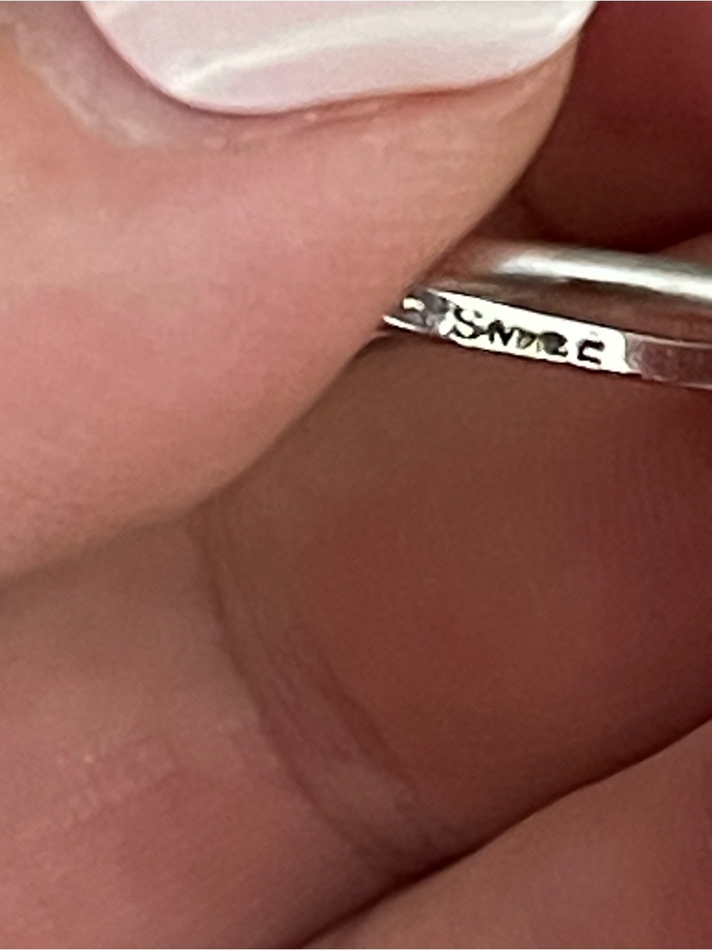 Silver ring - Size 7 - Picture 6 of 6